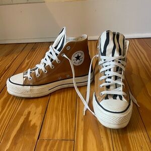 CONVERSE custom canvas platform, high top